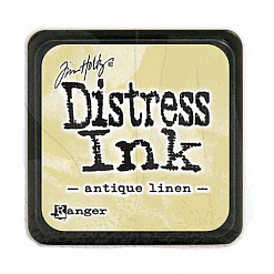 Штемпельная подушечка мини Distress Ink "Antique linen" (Ranger)