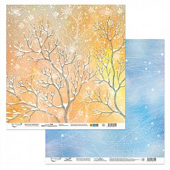 Набор бумаги 30х30 см "Снежный лес", 7 листов (Mr.Painter)