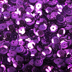 Набор круглых граненых пайеток "Фиолетовые"