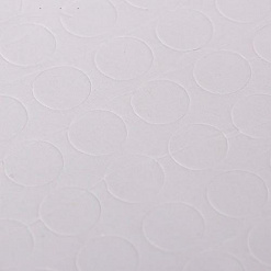 Двусторонние клеевые подушечки "Круг. Белый", диаметр 1,5 см