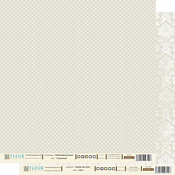 Набор бумаги 30х30 см "Шебби шик базовая", 12 листов (Fleur-design)