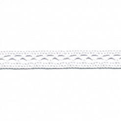 Лента кружевная "Белая" ширина 0,9 см, длина 3 м (Gamma)