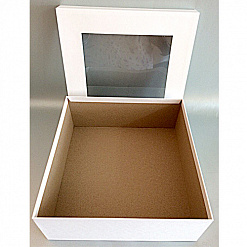 Коробка для альбома 20х20 см с окошком