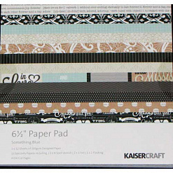 Набор бумаги 16,5х16,5 см "Something blue. Муж и жена", 40 листов (Kaiser)