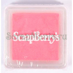 Подушечка чернильная пигментная 2,5x2,5 см, цвет бледно-розовый (ScrapBerry's)