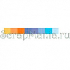Набор полосок для квиллинга 1,5 мм "Оранжево-синий микс" (Mr.Painter)