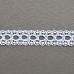Кружево "Лента", цвет белый, ширина 1,5 см, длина 0,9 м