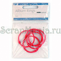 Набор колец для альбома "Ярко-розовый" (Kaiser)