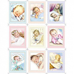 Набор марок "Младенцы" (Scrapmania)