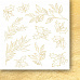 Набор бумаги 15х15 см "A Christmas garland. Цветы", 24 листа (Paper Heaven)