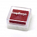 Подушечка чернильная пигментная 2,5x2,5 см, цвет серебристо-красный (ScrapBerry's)